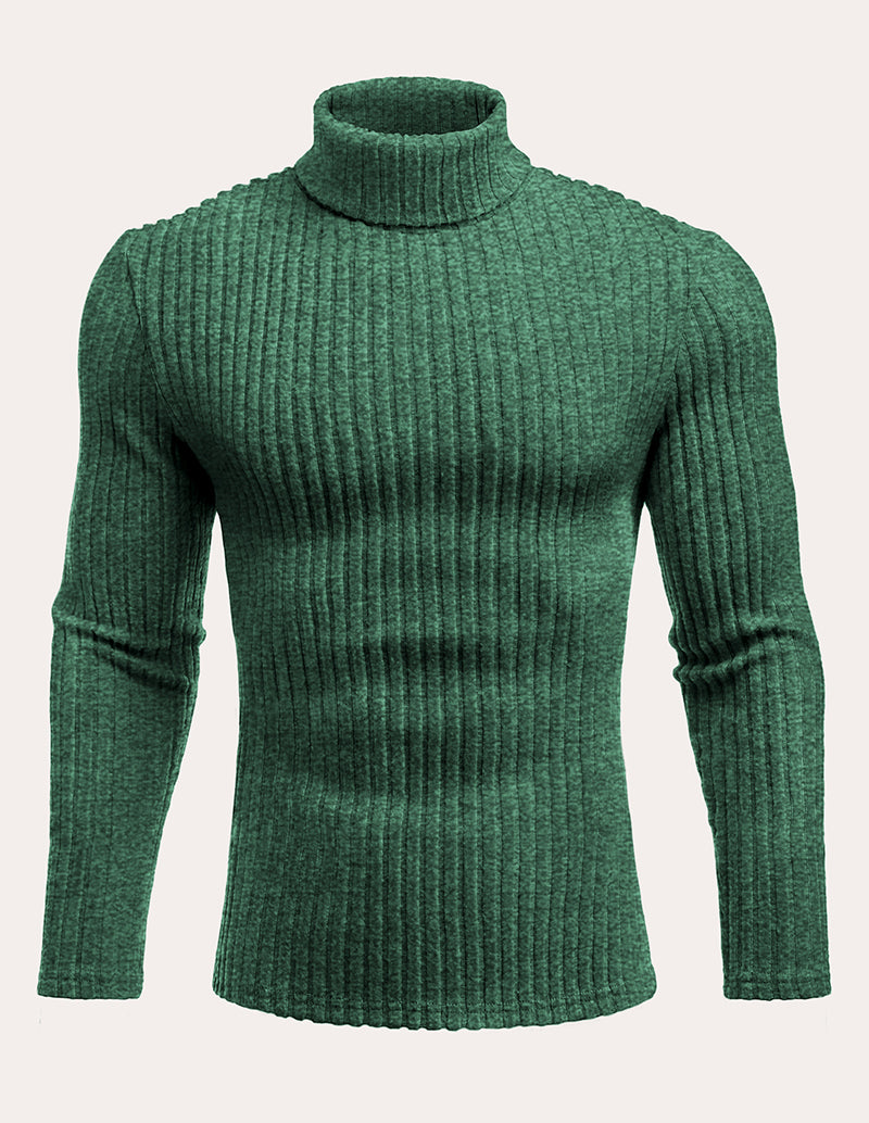 Ekouaer Men Turtleneck Pullover Sweater
