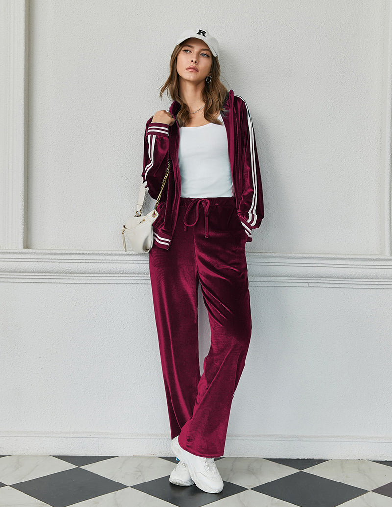 Ekouaer Lounge Outfits Zip Up Tracksuits Piece (US Only)