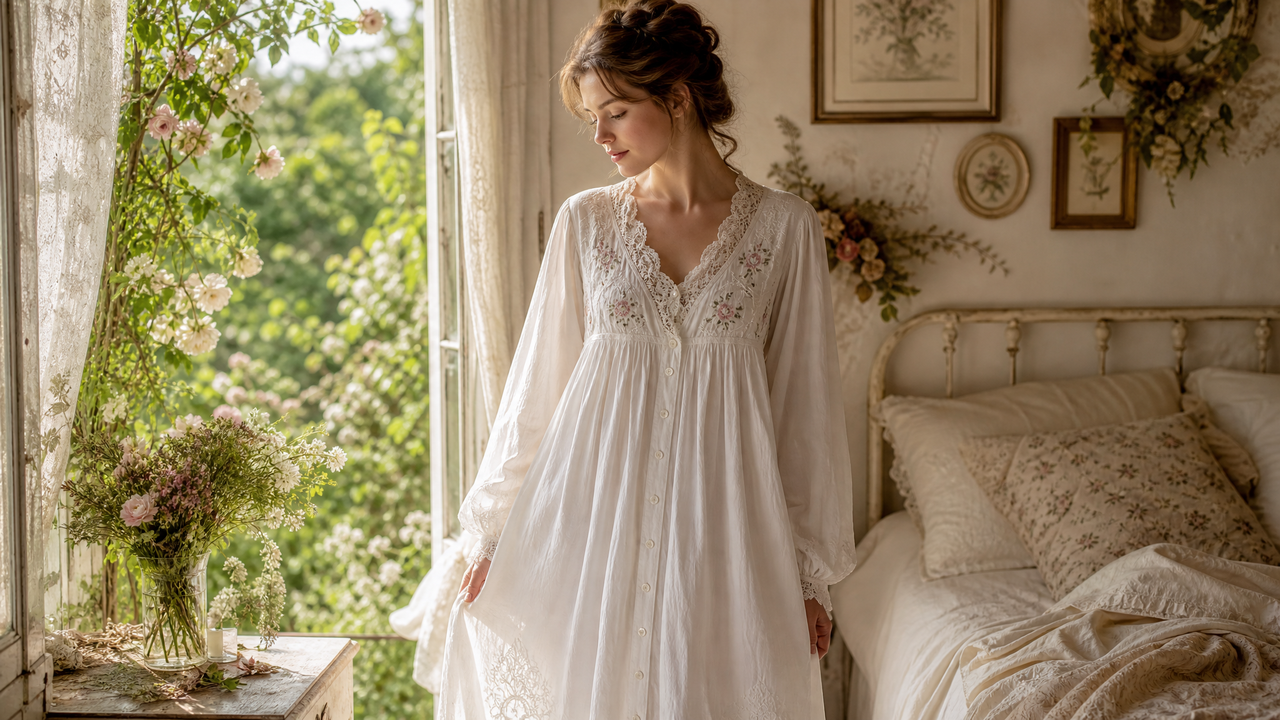 Best Victorian Cotton Nightgowns for Women: 100% Cotton vs. Lightweight Blends