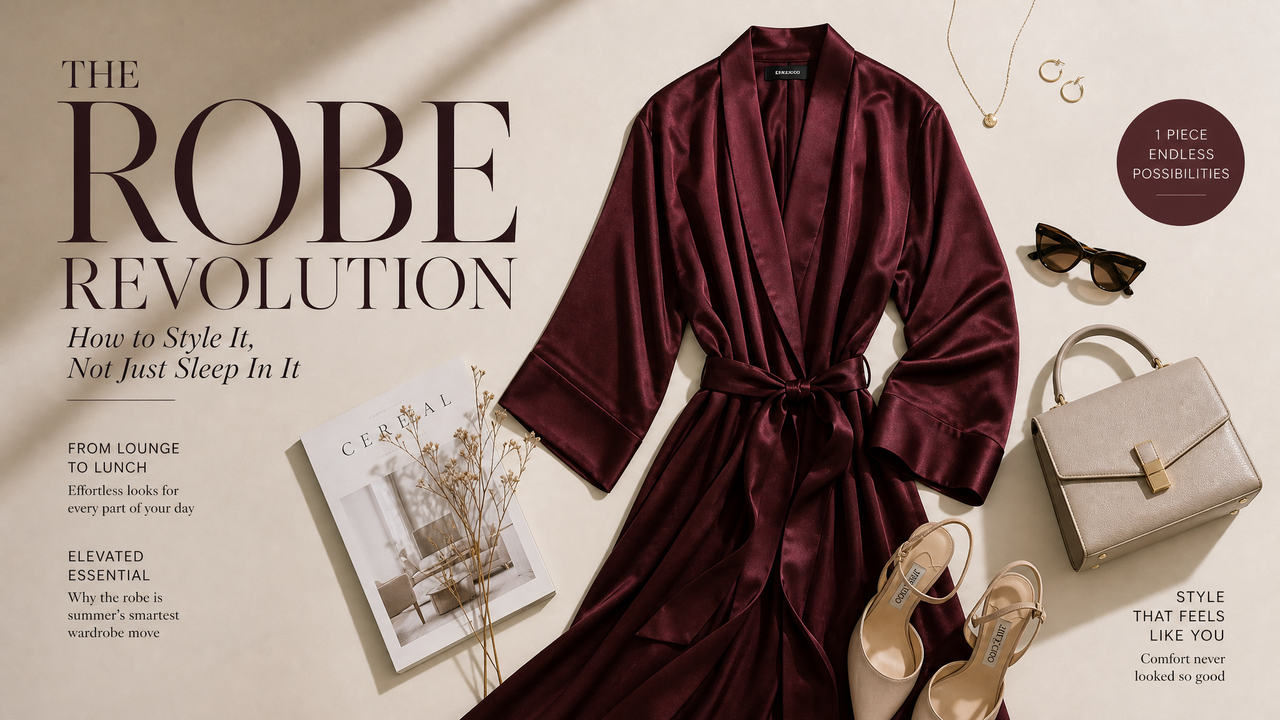 How to Style a Robe So It Looks Intentional, Not Like Sleepwear