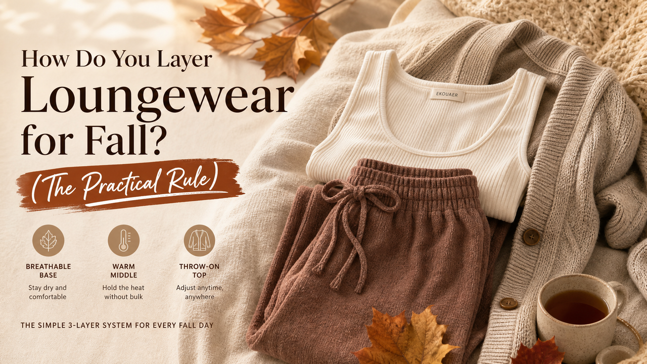 How Do You Layer Loungewear for Fall?