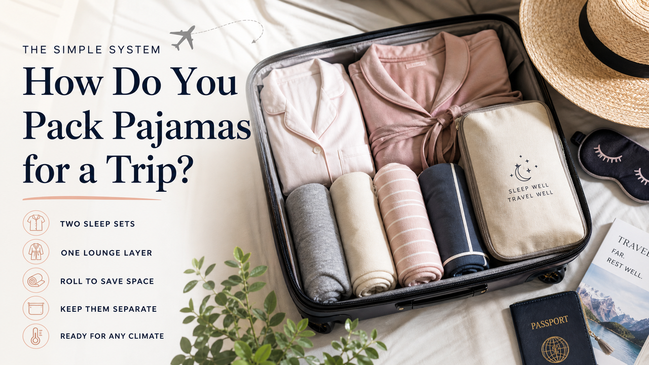 How Do You Pack Pajamas for a Trip?