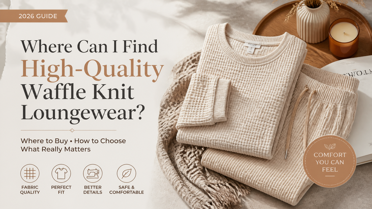 Where Can I Find High-Quality Waffle Knit Loungewear? 2026 Guide