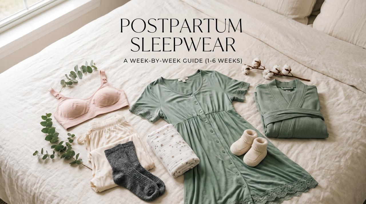 Postpartum Sleepwear: What to Actually Wear After Having a Baby (Week-by-Week Guide)