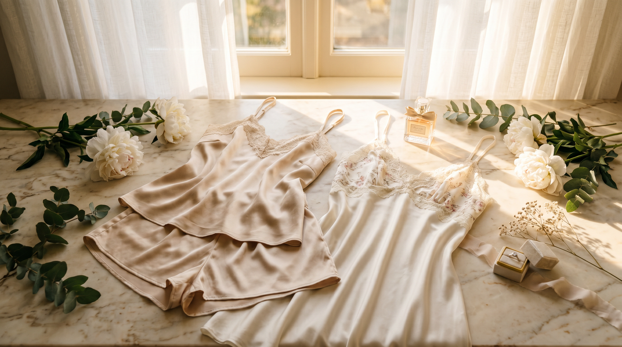 Summer Bridal Pajamas: Lightweight Getting-Ready Styles for Hot-Weather Weddings