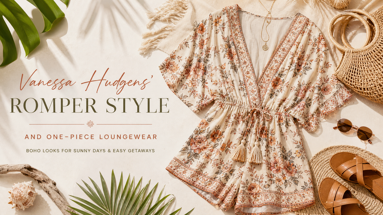 Vanessa Hudgens Romper Style: How to Wear Easy One-Piece Loungewear