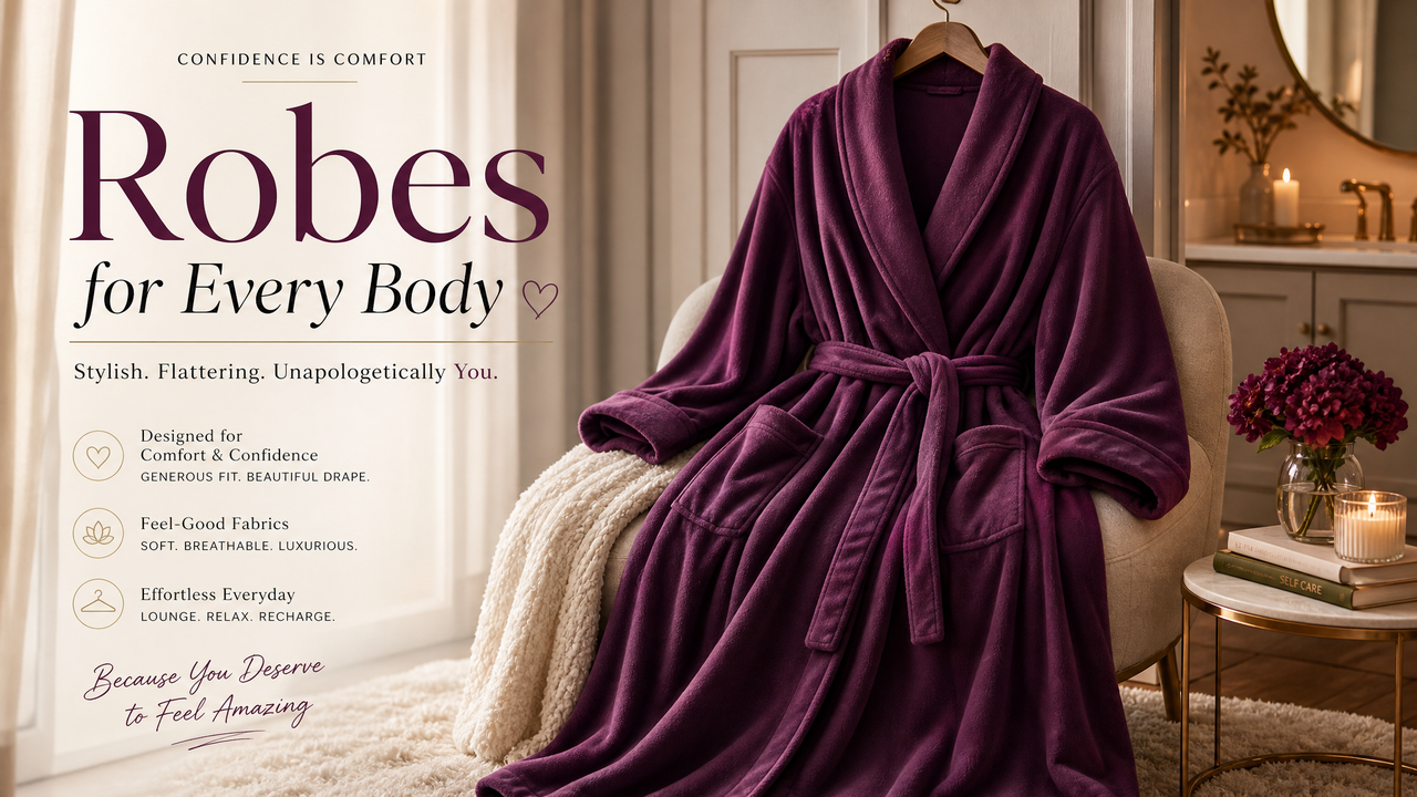 Plus Size Robe Guide: Soft Coverage, Belt Fit &amp; Lightweight Fabrics