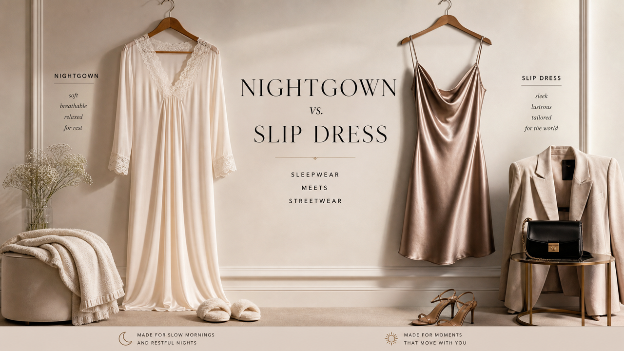 Is a Nightgown the Same as a Slip Dress?