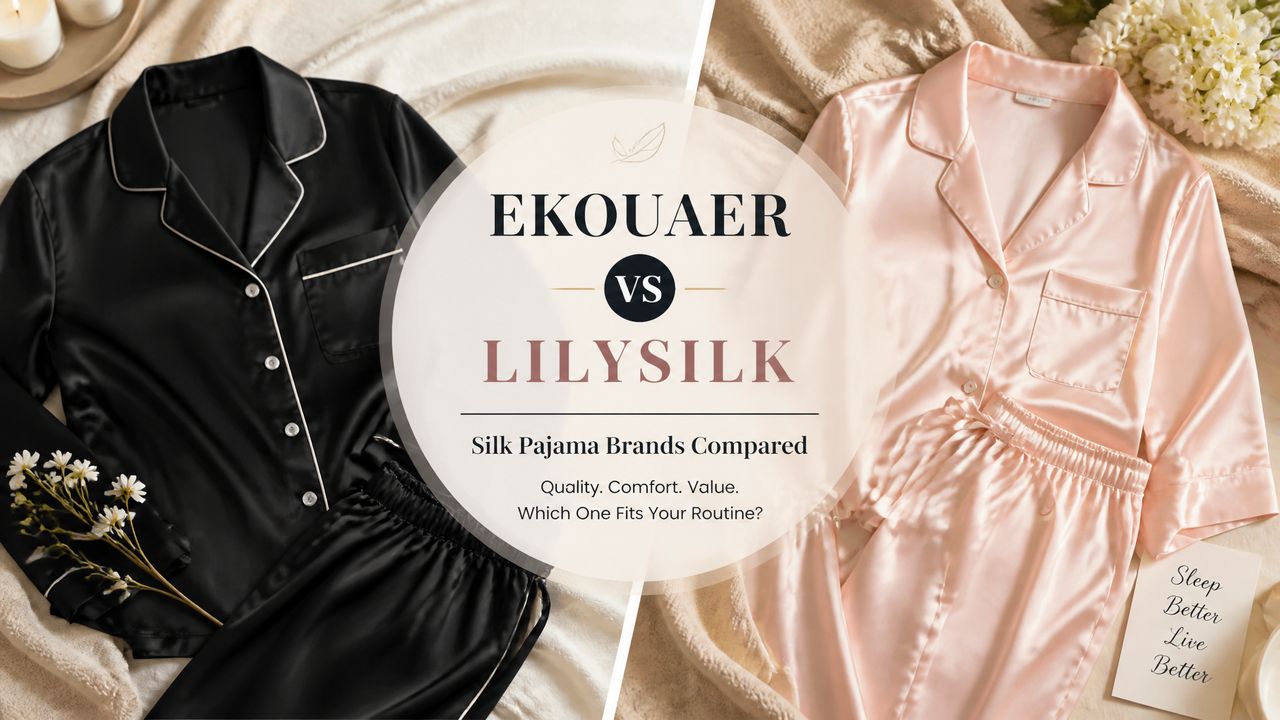 Ekouaer vs LilySilk: Which Silk Pajama Brand Is Right for You?