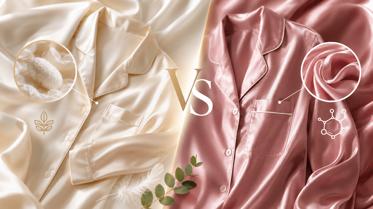 Satin vs. Silk Pajamas: What's Actually the Difference?