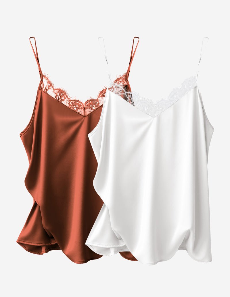 2-Pack Lace Spaghetti Strap Tank Top (US Only)