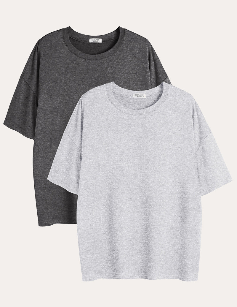 2 Pack Oversized Casual T-Shirts (US Only)