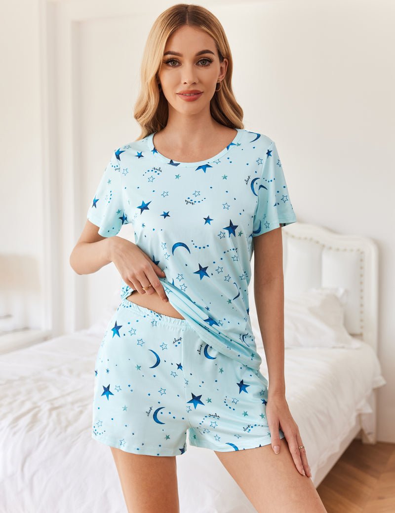 2-Pack Printed Short Sleeve Pajama Sets (US Only)