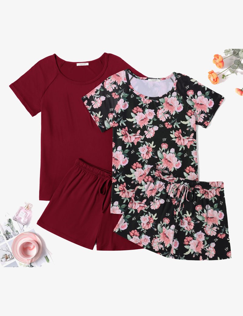 2 Packs Short Sleeve Pajama Set (US Only)