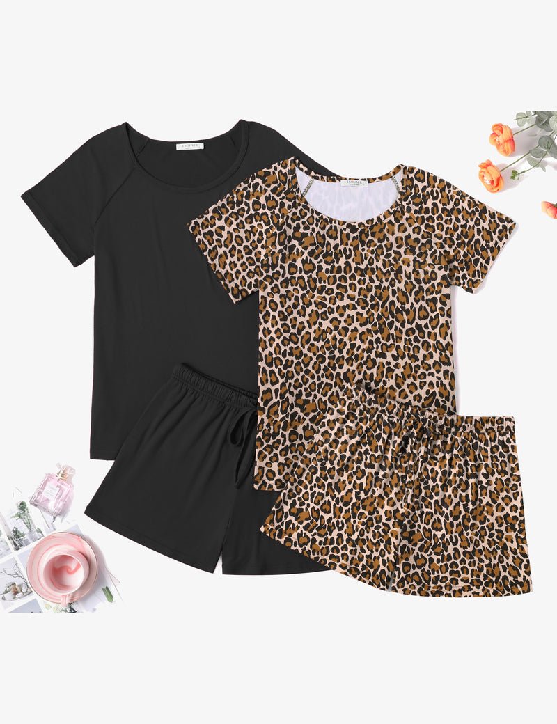 2 Packs Short Sleeve Pajama Set (US Only)