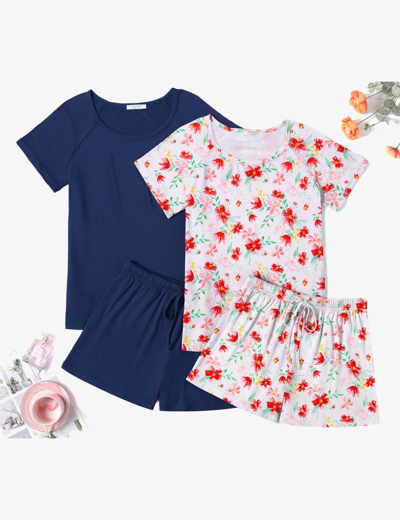 2 Packs Short Sleeve Pajama Set (US Only)