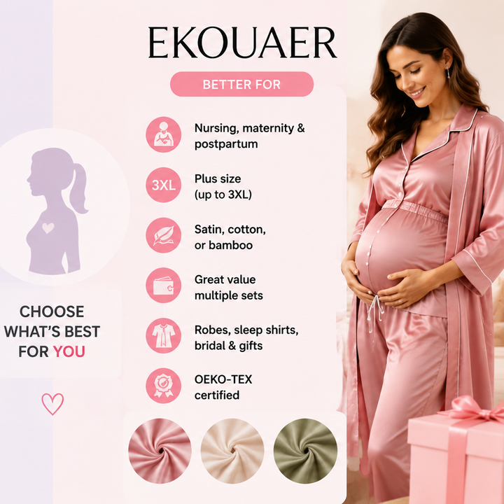 Ekouaer vs Soma: Which Sleepwear Brand Fits Your Needs Better?