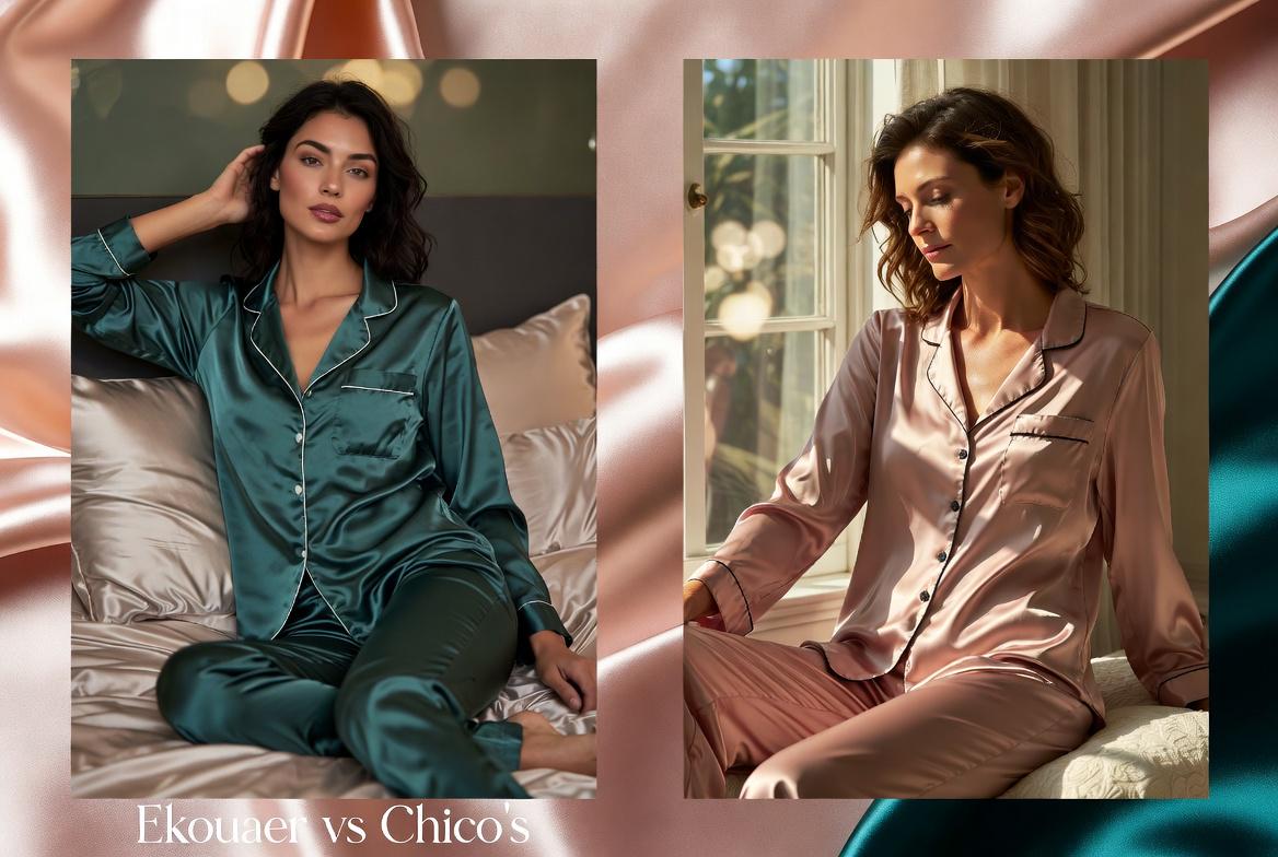 Ekouaer vs Chico's: Which Brand Is Better for Women's Sleepwear and Loungewear?