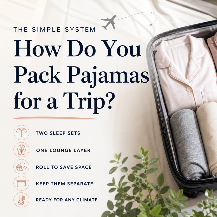 How Do You Pack Pajamas for a Trip?