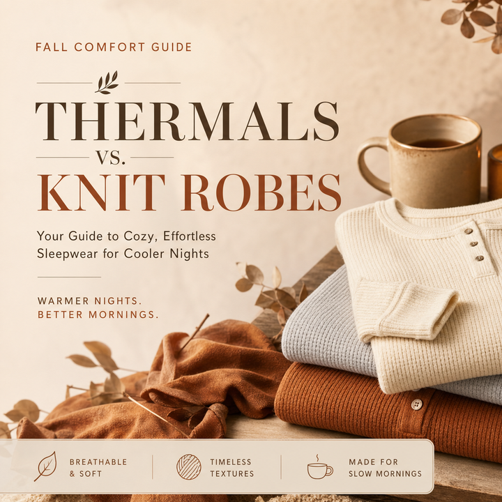 Best Warm Sleepwear for Fall: Thermal Tops vs Knit Robes