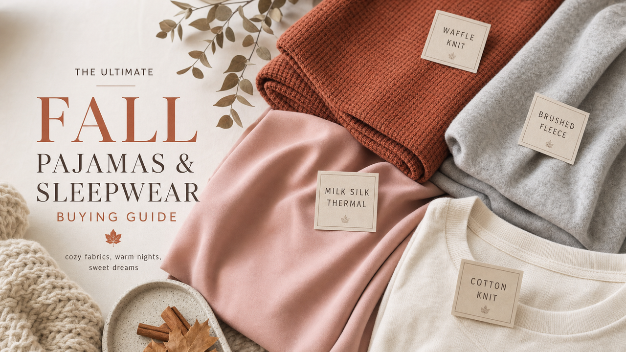 How to Choose the Best Fall Pajamas & Sleepwear: 4 Warm Fabrics Compared for Cozy Nights