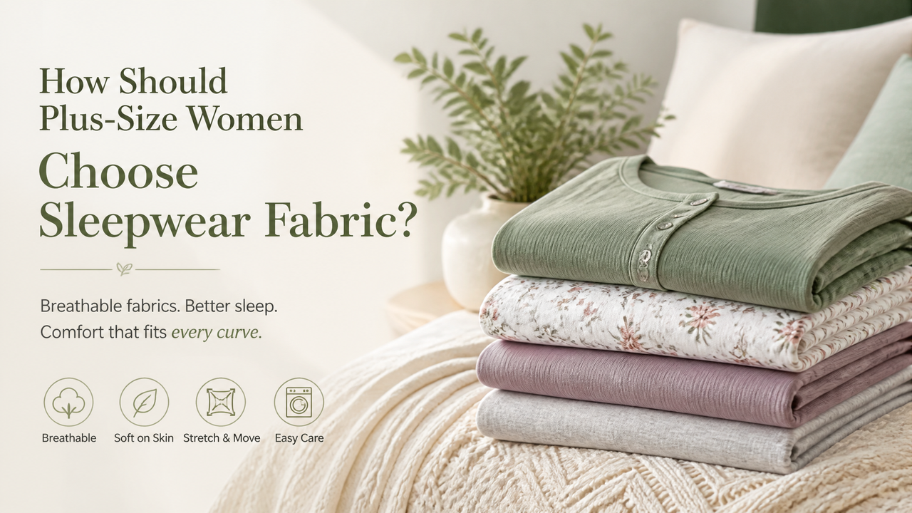 How Should Plus-Size Women Choose Sleepwear Fabric?