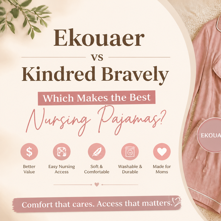 Ekouaer vs Kindred Bravely: Which Makes the Best Nursing Pajamas?
