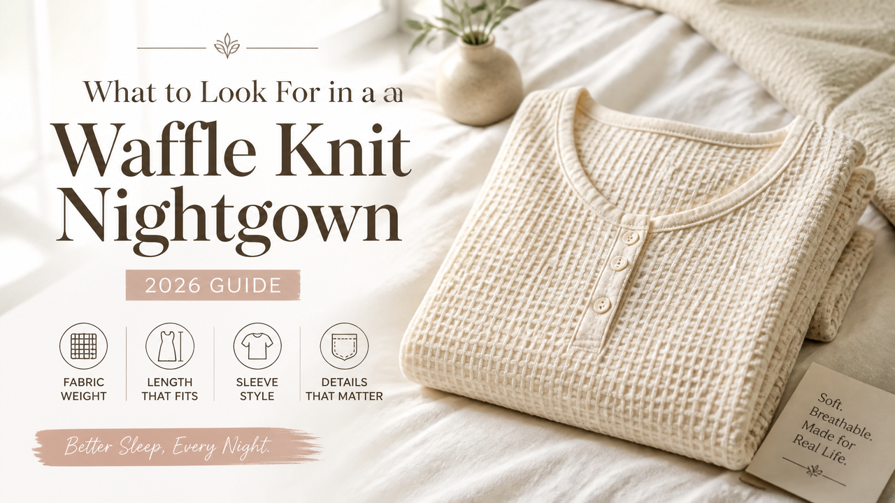 What to Look For in a Waffle Knit Nightgown: 2026 Guide