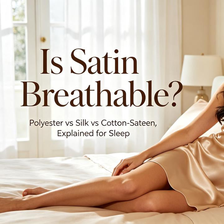 Is Satin Breathable? Polyester vs Silk vs Cotton-Sateen, Explained for Sleep