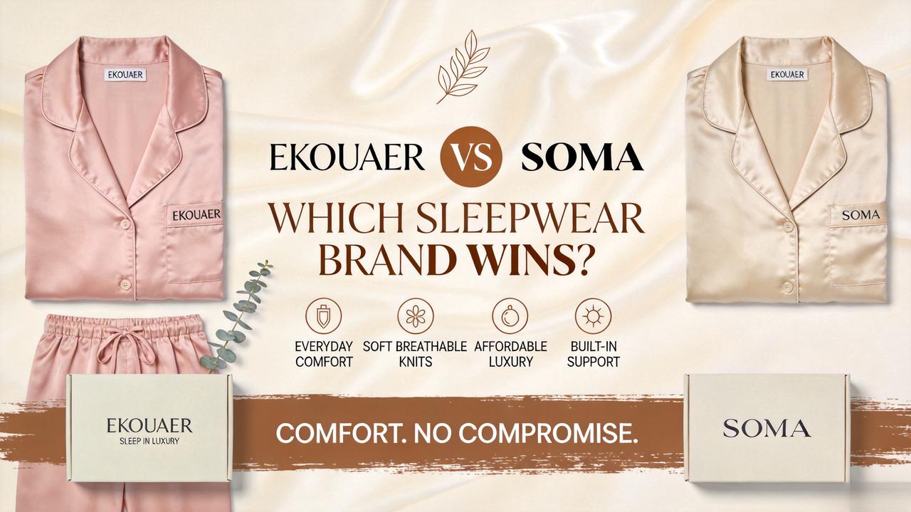 Ekouaer vs Soma: Which Has Better Everyday Sleepwear & Lounge Comfort?