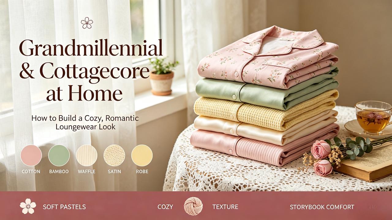 Grandmillennial & Cottagecore at Home: How to Build a Cozy, Romantic Loungewear Look