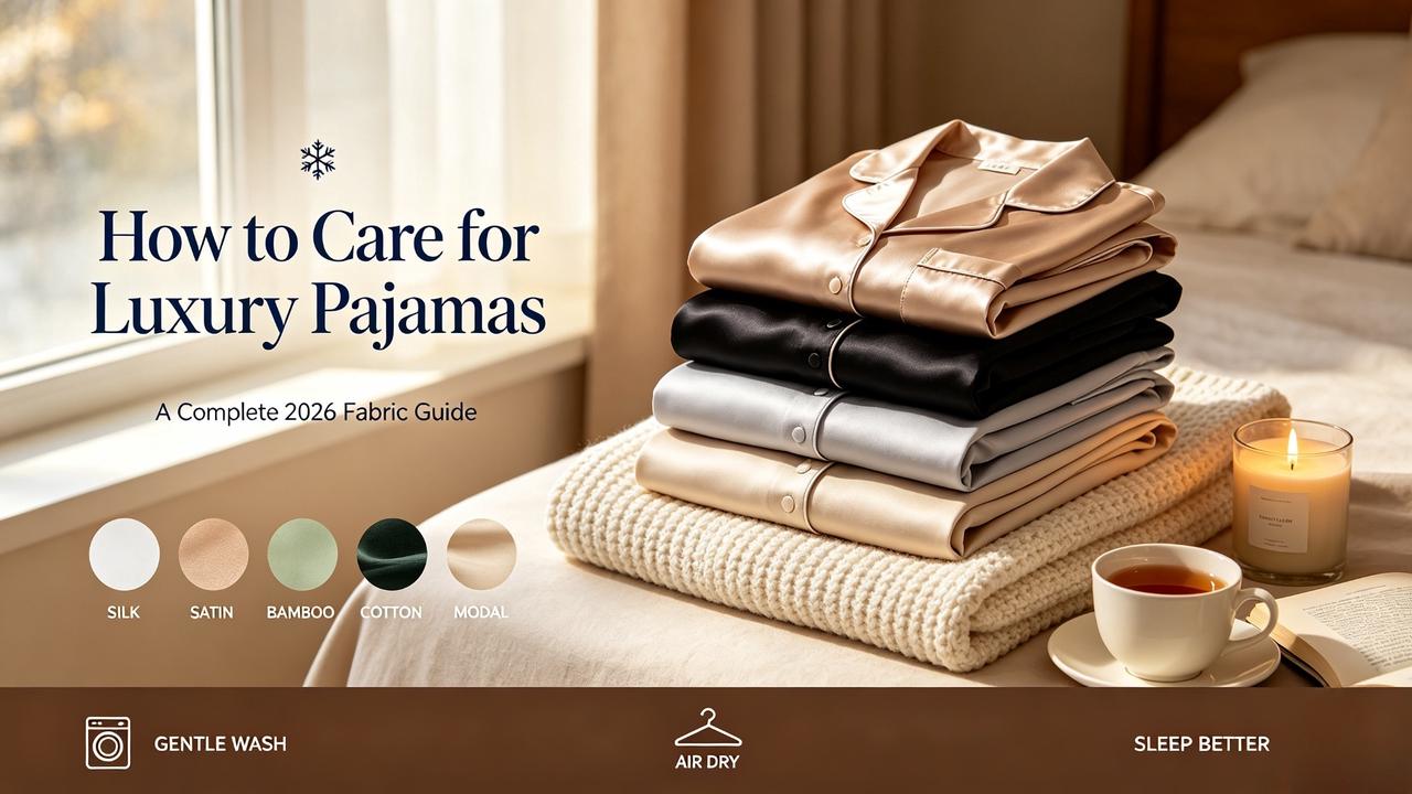 How to Care for Luxury Pajamas & Sleepwear: The Complete 2026 Fabric Guide
