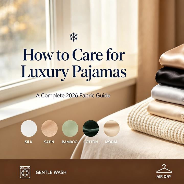 How to Care for Luxury Pajamas & Sleepwear: The Complete 2026 Fabric Guide