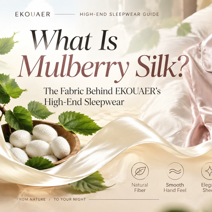 What Is Mulberry Silk? The Fabric Behind EKOUAER's High-End Sleepwear