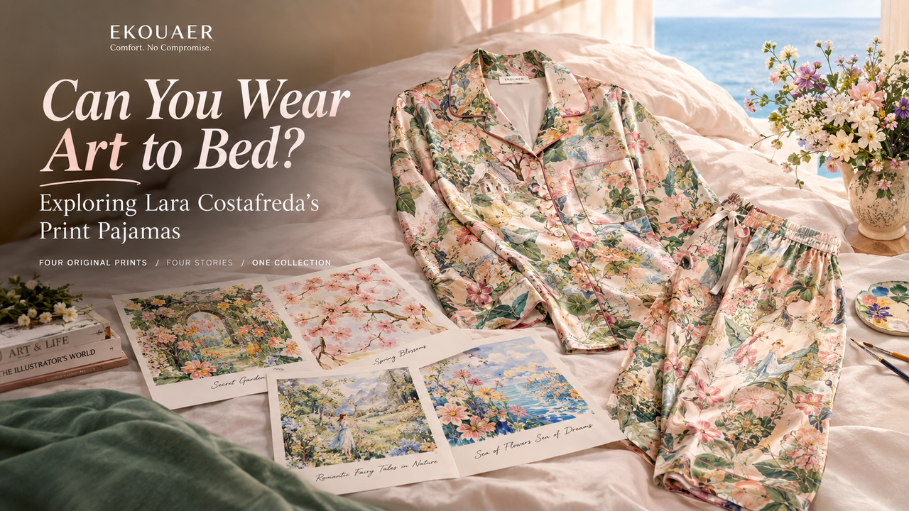 Can You Wear Art to Bed? Exploring Lara Costafreda's Print Pajamas