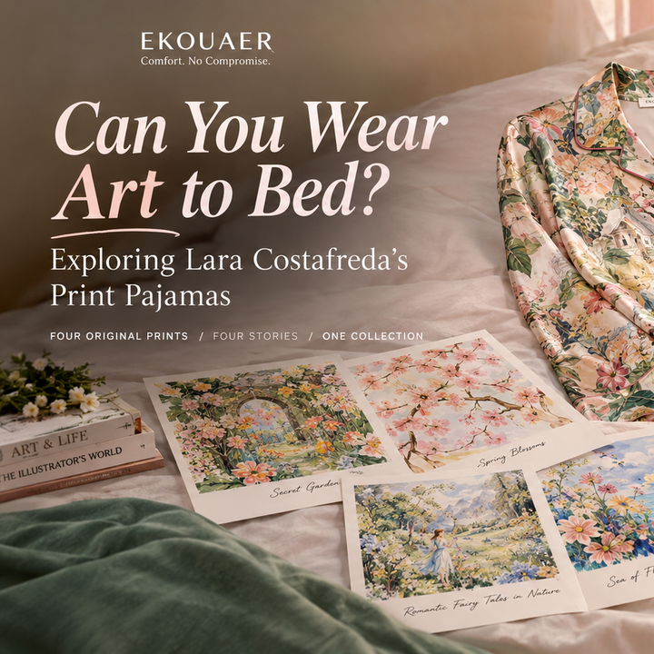 Can You Wear Art to Bed? Exploring Lara Costafreda's Print Pajamas