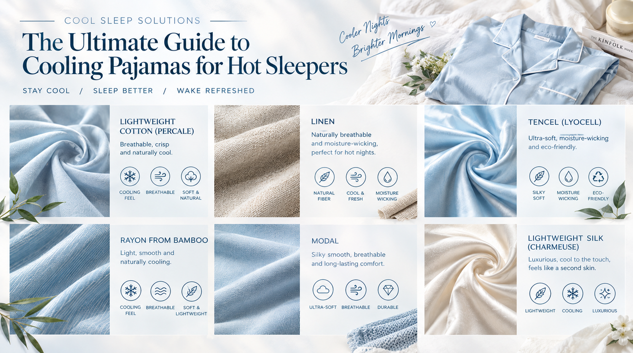 What Are Cooling Pajamas? How to Choose Sleepwear for Hot Sleepers