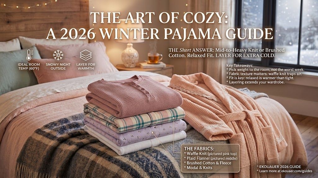 Winter Pajamas: How to Stay Warm and Cozy