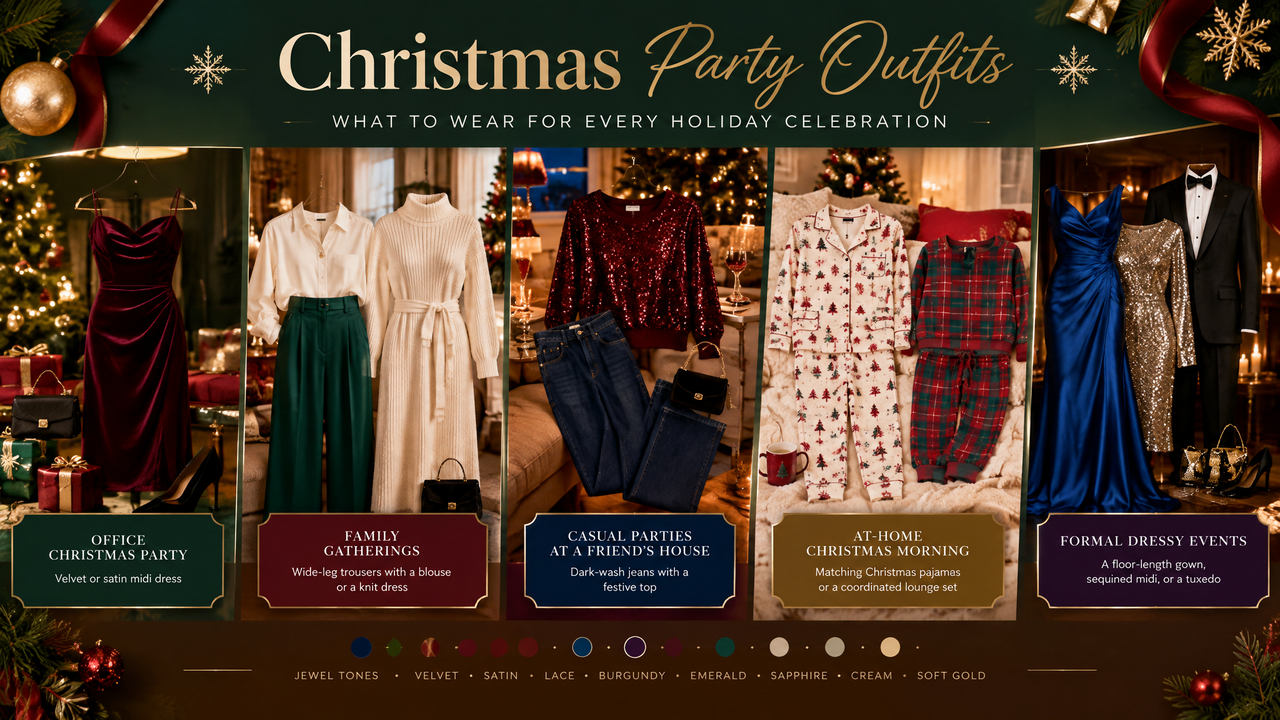 Christmas Party Outfits: What to Wear for Every Holiday Celebration