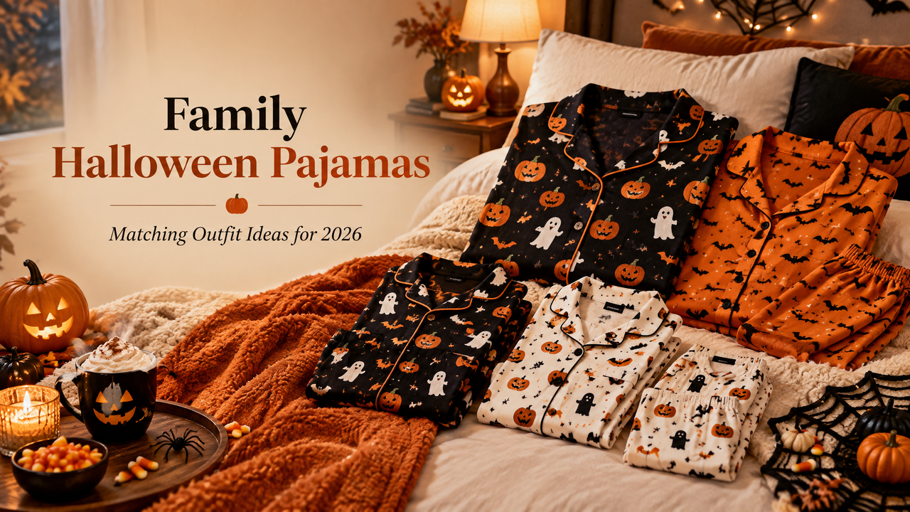 Family Halloween Pajamas: Matching Outfit Ideas for a Spooky Season