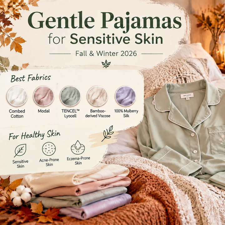 Pajamas for Sensitive Skin This Fall & Winter 2026: Fabric, Fit & Shopping Tips