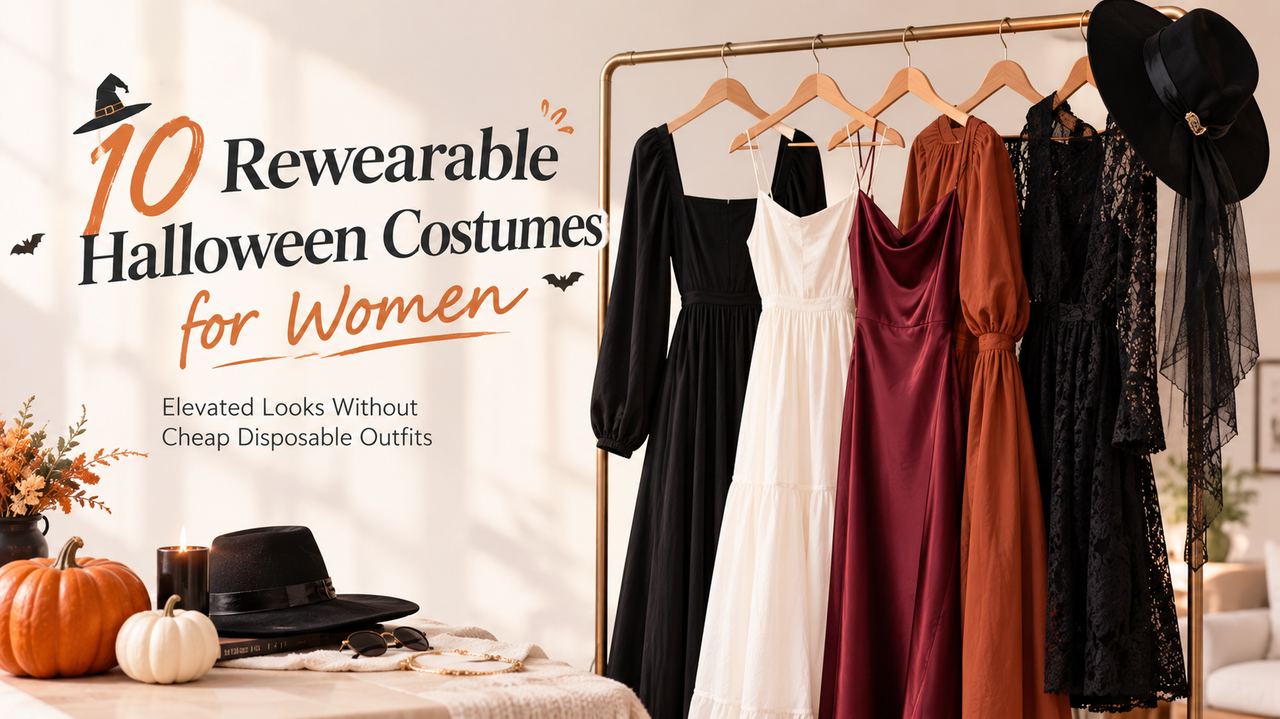Last-minute Halloween costumes for women: Elevated Looks Without Cheap Disposable Outfits
