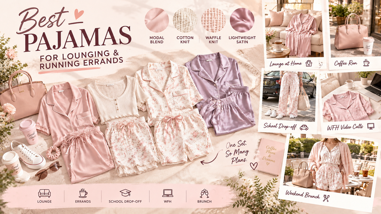 Best Pajamas for Lounging and Running Errands | EKOUAER
