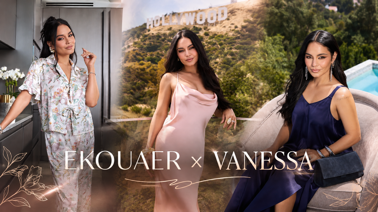 Vanessa Hudgens' Quiet Luxury Sleepwear Edit: Inside Ekouaer's 100% Mulberry Silk Collection