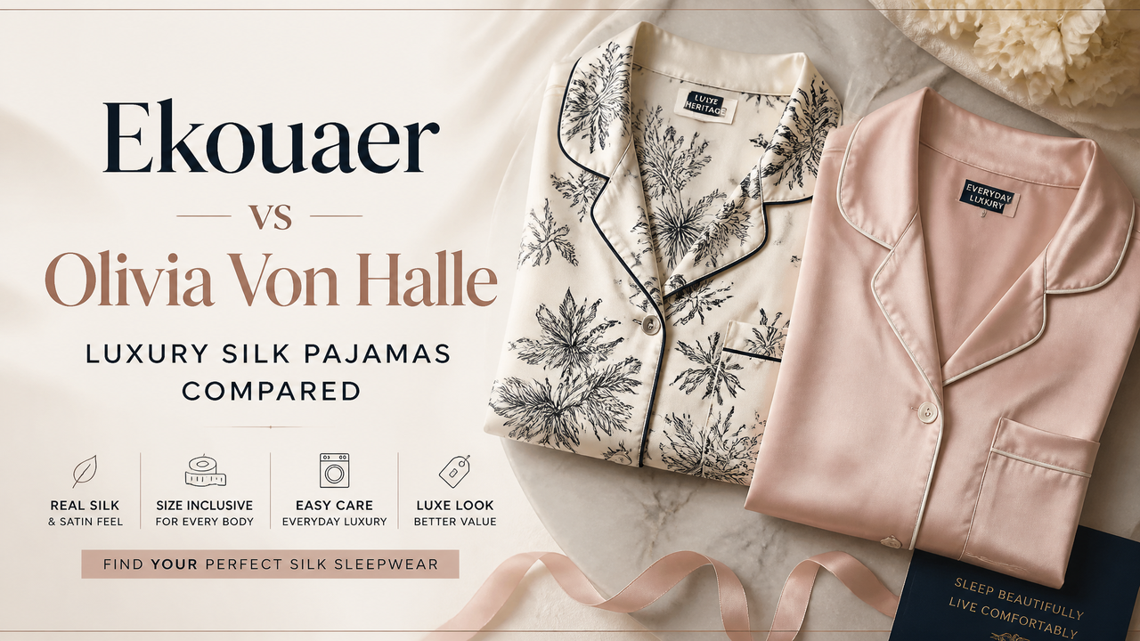 Ekouaer vs Olivia Von Halle: Which Silk Pajamas Should You Choose?