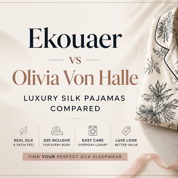 Ekouaer vs Olivia Von Halle: Which Silk Pajamas Should You Choose?