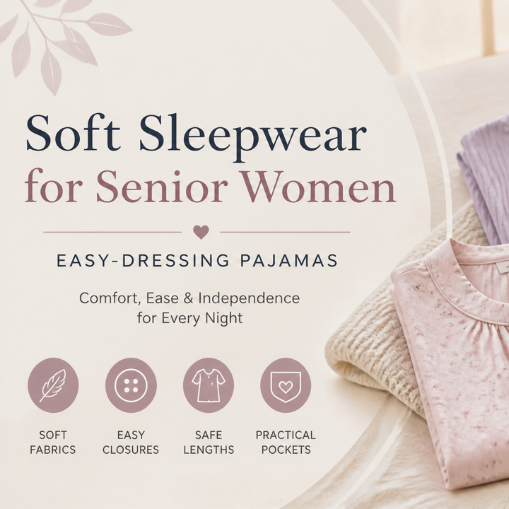 Soft Sleepwear for Senior Women: Easy-Dressing Pajamas