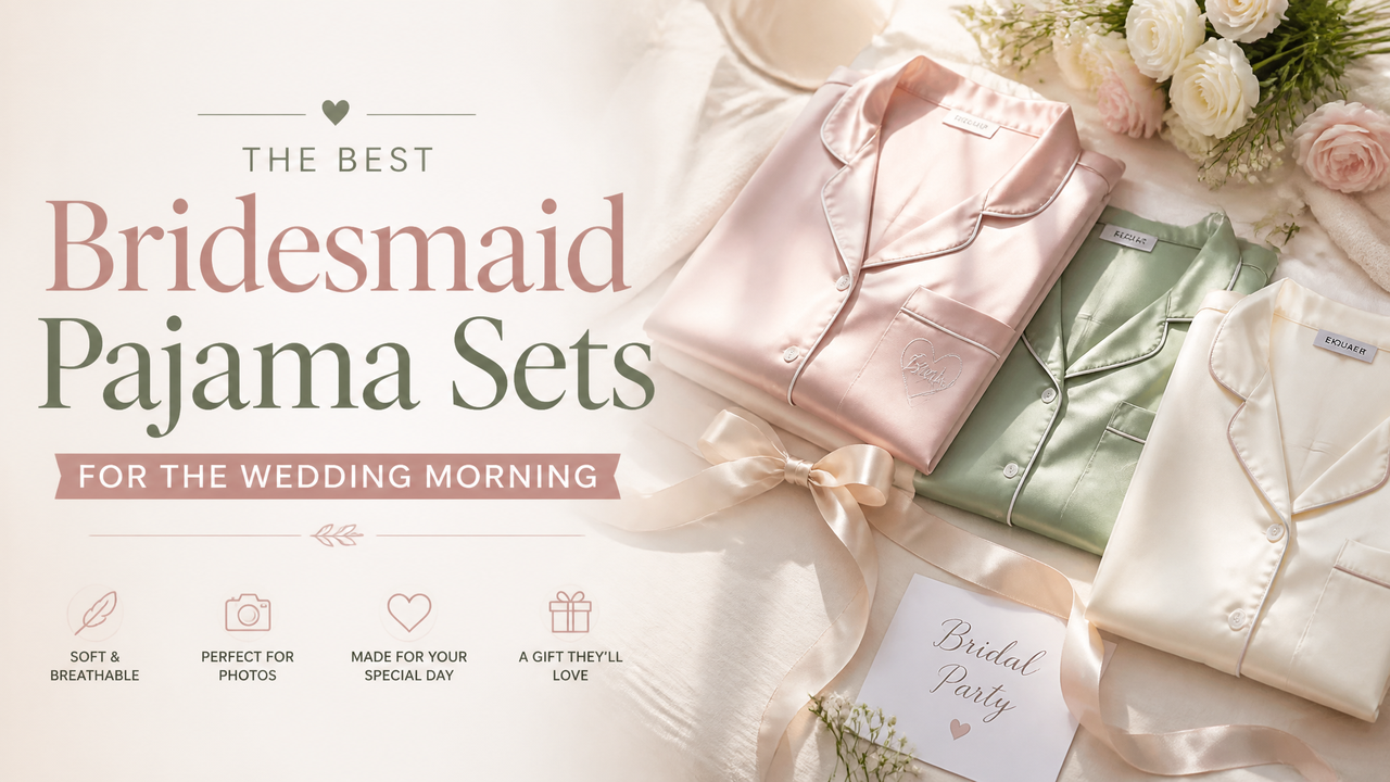 Best Bridesmaid Pajama Sets for the Wedding Morning