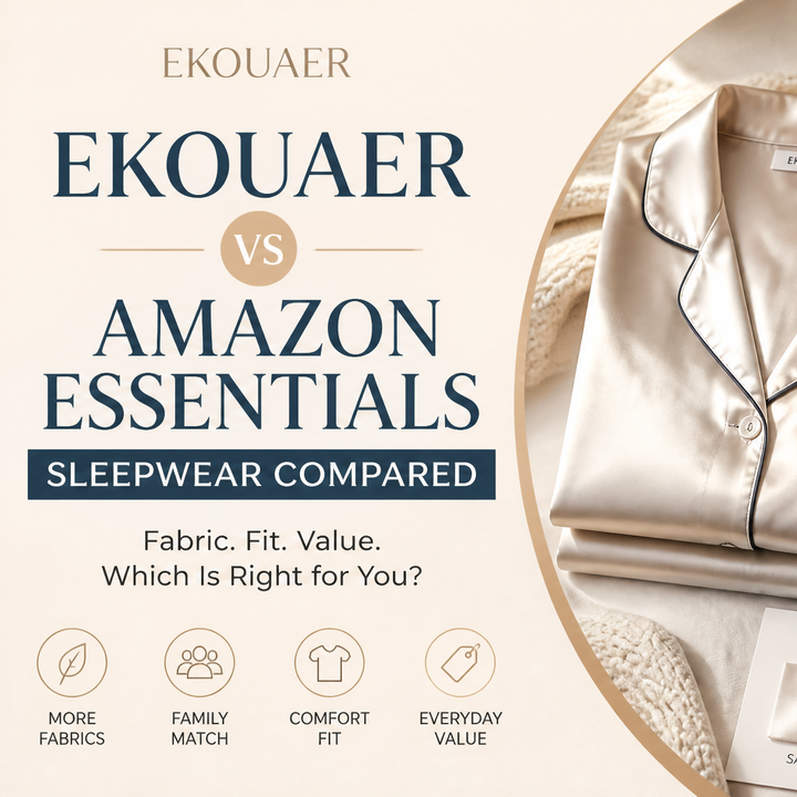 Ekouaer vs Amazon Essentials: Sleepwear Compared