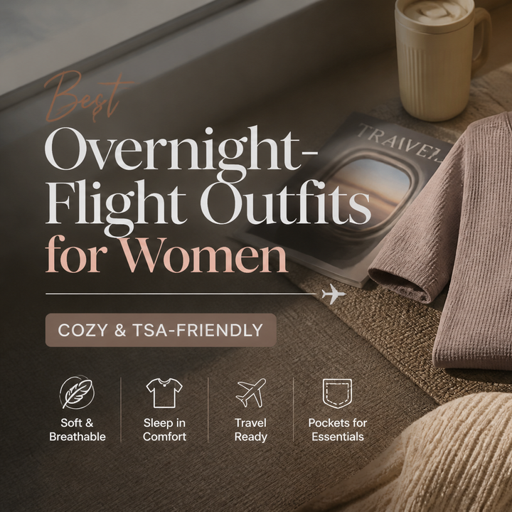 Best Overnight-Flight Outfits for Women (Cozy & TSA-Friendly)